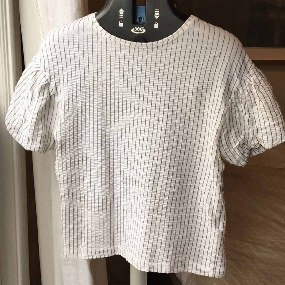 Adorable Zara puff sleeve t-shirt